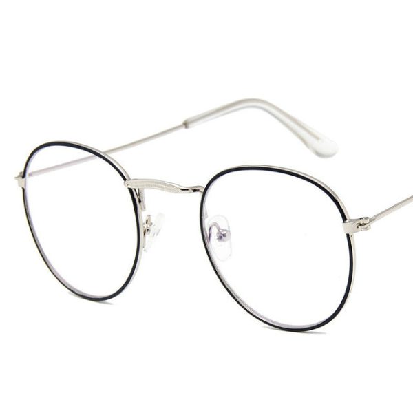 LeonLion Mirror Metal Sunglasses Women Vintage Brand Designer Flat Round Glasses UV400 Street Beat Oculos De Sol Gafas - 图片 68
