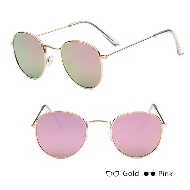 LeonLion Classic Small Frame Round Sunglasses Women/Men Brand Designer Alloy Mirror Sun Glasses Vintage Modis Oculos - 图片 22