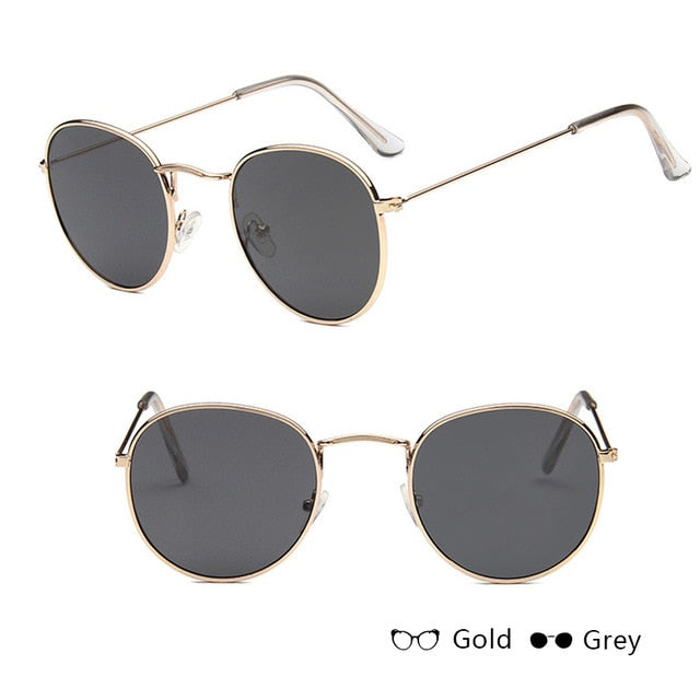 LeonLion Classic Small Frame Round Sunglasses Women/Men Brand Designer Alloy Mirror Sun Glasses Vintage Modis Oculos - 图片 18