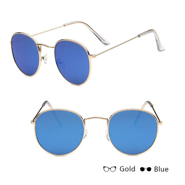LeonLion Classic Small Frame Round Sunglasses Women/Men Brand Designer Alloy Mirror Sun Glasses Vintage Modis Oculos - 图片 24