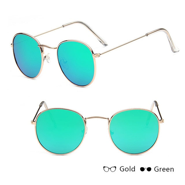 LeonLion Classic Small Frame Round Sunglasses Women/Men Brand Designer Alloy Mirror Sun Glasses Vintage Modis Oculos - 图片 47