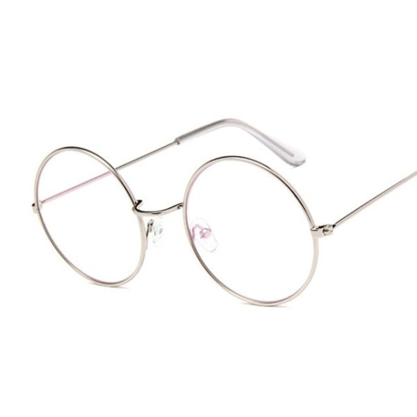 Retro Round Pink Sunglasses Women Brand Designer Sun Glasses For Women Alloy Mirror Female Oculos De Sol Black - 图片 25
