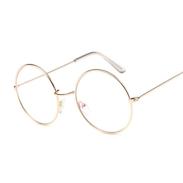 Retro Round Pink Sunglasses Women Brand Designer Sun Glasses For Women Alloy Mirror Female Oculos De Sol Black - 图片 23