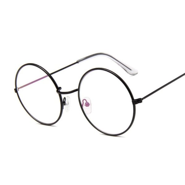 Retro Round Pink Sunglasses Women Brand Designer Sun Glasses For Women Alloy Mirror Female Oculos De Sol Black - 图片 22