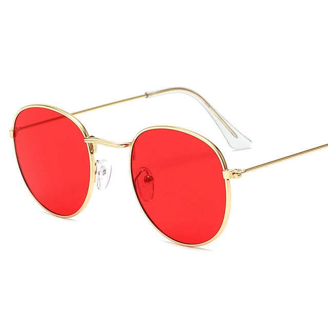 LeonLion Classic Small Frame Round Sunglasses Women/Men Brand Designer Alloy Mirror Sun Glasses Vintage Modis Oculos - 图片 6