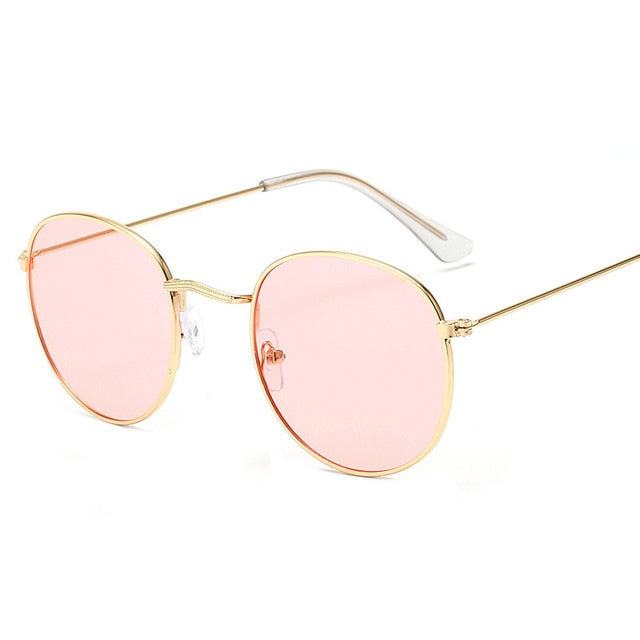 LeonLion Classic Small Frame Round Sunglasses Women/Men Brand Designer Alloy Mirror Sun Glasses Vintage Modis Oculos - 图片 41