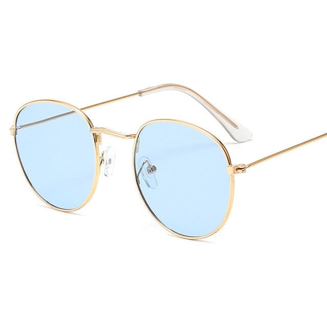 LeonLion Classic Small Frame Round Sunglasses Women/Men Brand Designer Alloy Mirror Sun Glasses Vintage Modis Oculos - 图片 39