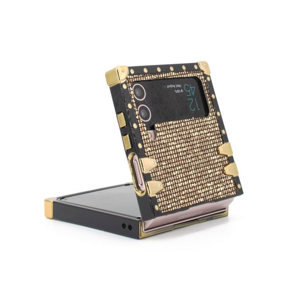 Samsung Galaxy Z Flip6/5/4/3 5G Square Case "Pyrite" - 图片 4