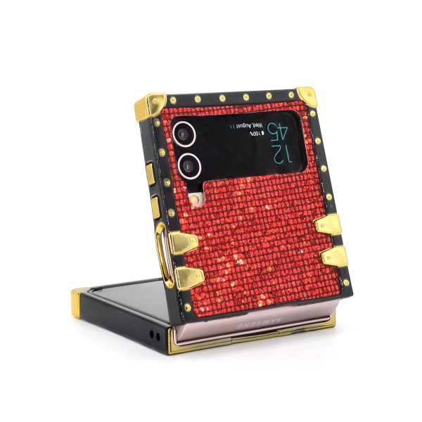 Samsung Galaxy Z Flip6/5/4/3 5G Square Case "Ruby" - 图片 2