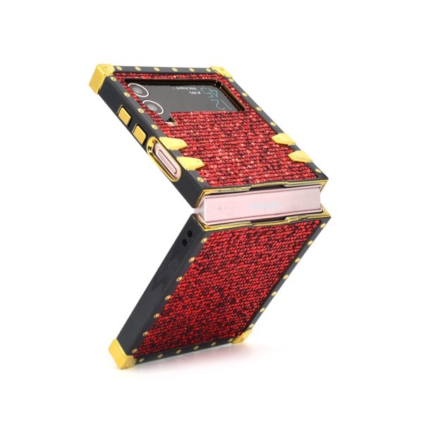 Samsung Galaxy Z Flip6/5/4/3 5G Square Case "Ruby" - 图片 3