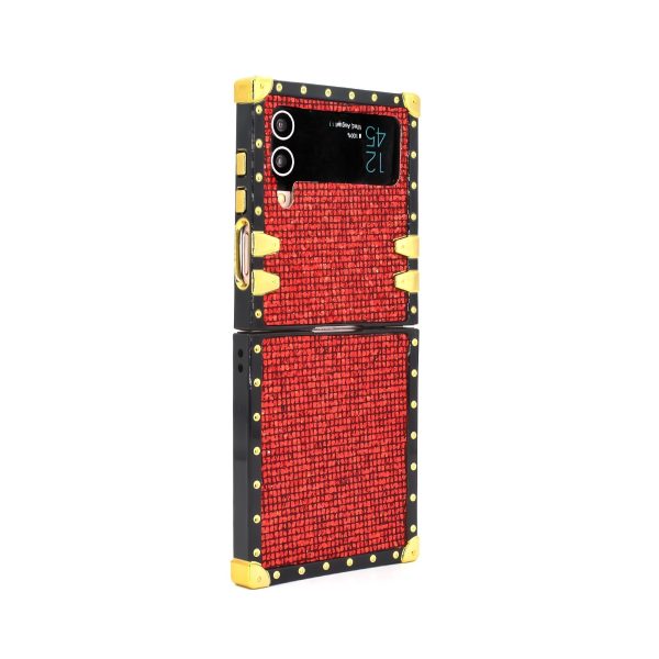 Samsung Galaxy Z Flip6/5/4/3 5G Square Case "Ruby" - 图片 4