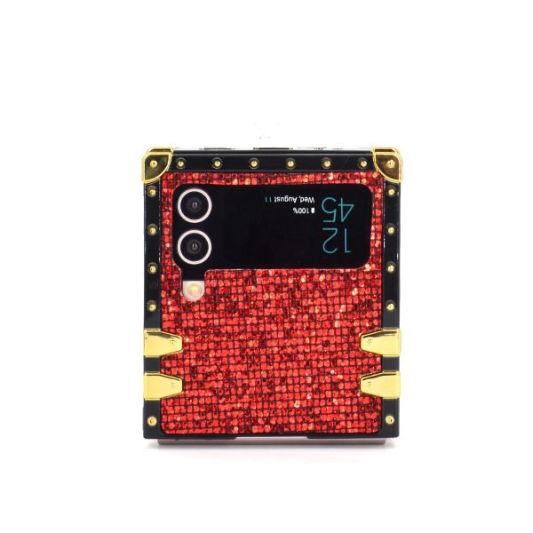 Samsung Galaxy Z Flip6/5/4/3 5G Square Case "Ruby" - 图片 5