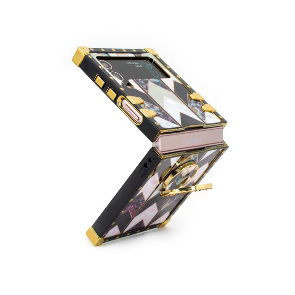Samsung Galaxy Z Flip6/5/4/3 5G Square Case "Chlorite Ring" - 图片 4