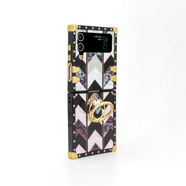 Samsung Galaxy Z Flip6/5/4/3 5G Square Case "Chlorite Ring" - 图片 3