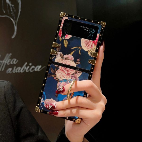 Samsung Galaxy Z Flip6/5/4/3 5G Square Case "Iris Ring" - 图片 2