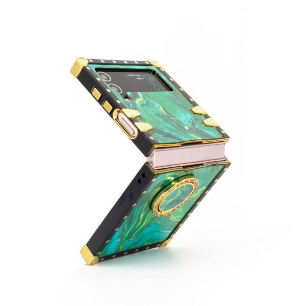 Samsung Galaxy Z Flip6/5/4/3 5G Square Case "Isabis Ring" - 图片 4