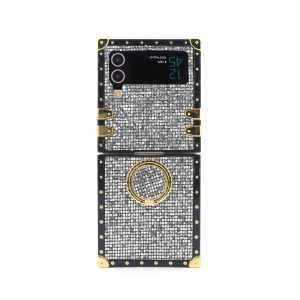 Samsung Galaxy Z Flip6/5/4/3 5G Square Case "Tahitian Pearl Ring"