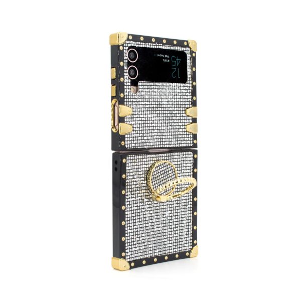 Samsung Galaxy Z Flip6/5/4/3 5G Square Case "Tahitian Pearl Ring" - 图片 3