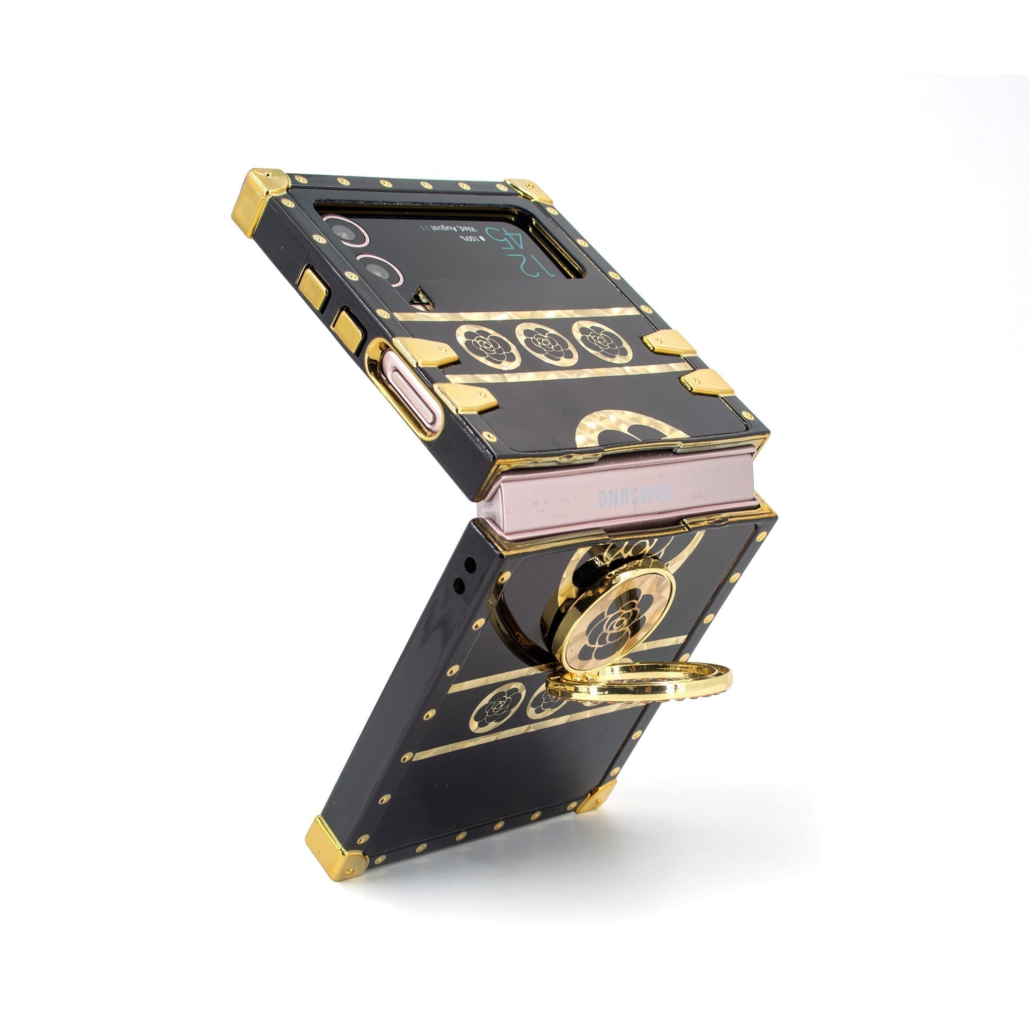 Samsung Galaxy Z Flip6/5/4/3 5G Square Case "Yin Ring" - 图片 4