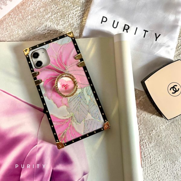 Samsung Case with Ring "Pink Hibiscus" - 图片 7
