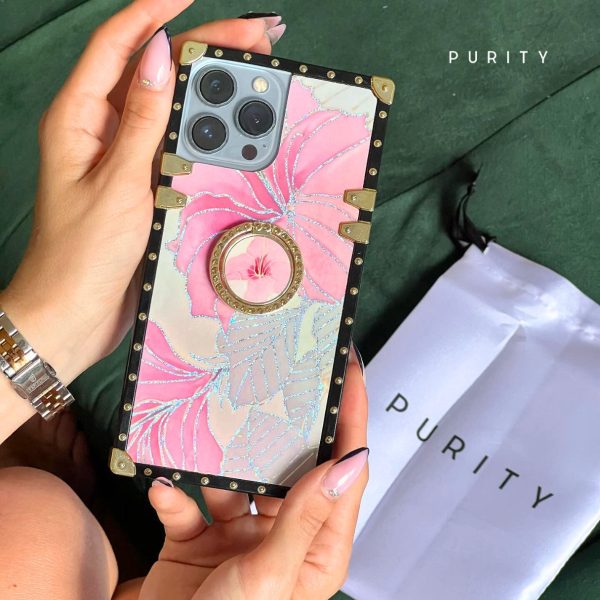 Samsung Case with Ring "Pink Hibiscus" - 图片 8