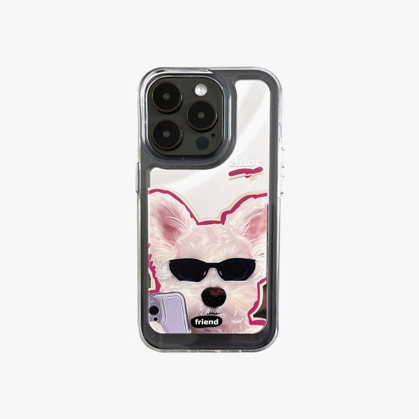Mirror iPhone Case | Couple Dogs Self-Timer (Buy 2 and get 50% off one) - 图片 5