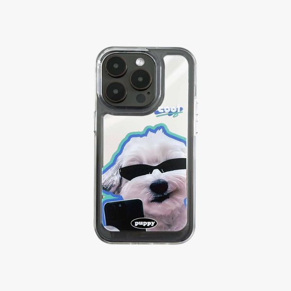 Mirror iPhone Case | Couple Dogs Self-Timer (Buy 2 and get 50% off one) - 图片 6