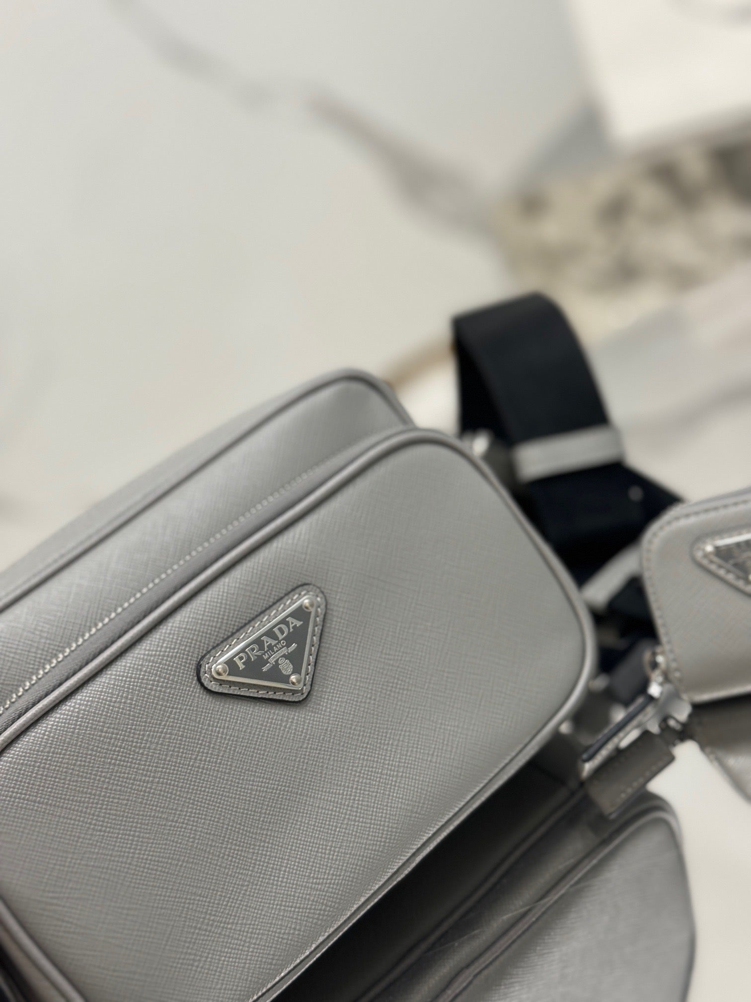 PD SAFFIANO LEATHER SHOULDER BAG - 图片 7