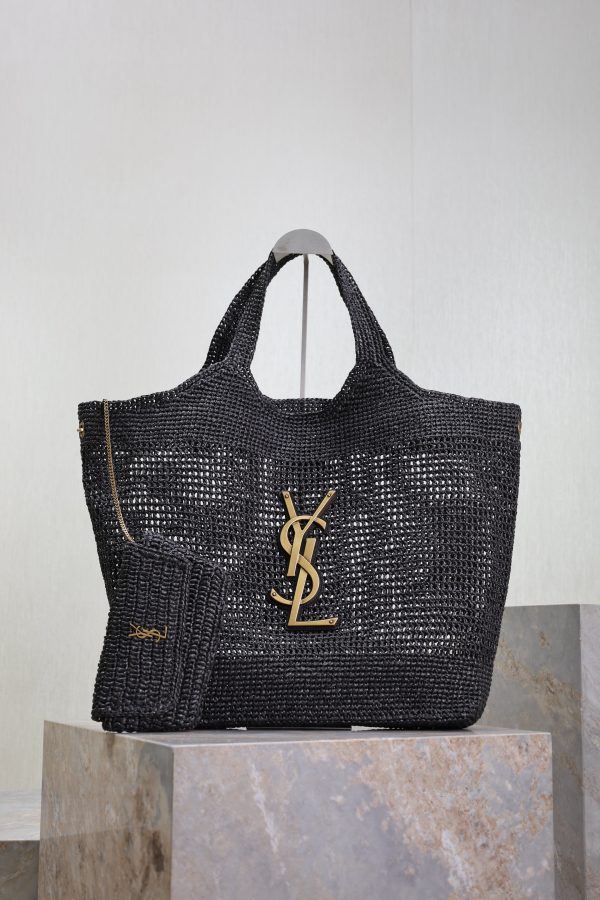 SL ICARE IN RAFFIA BAG