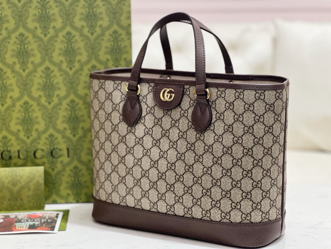 GG OPHIDIA SMALL TOTE BAG - 图片 6