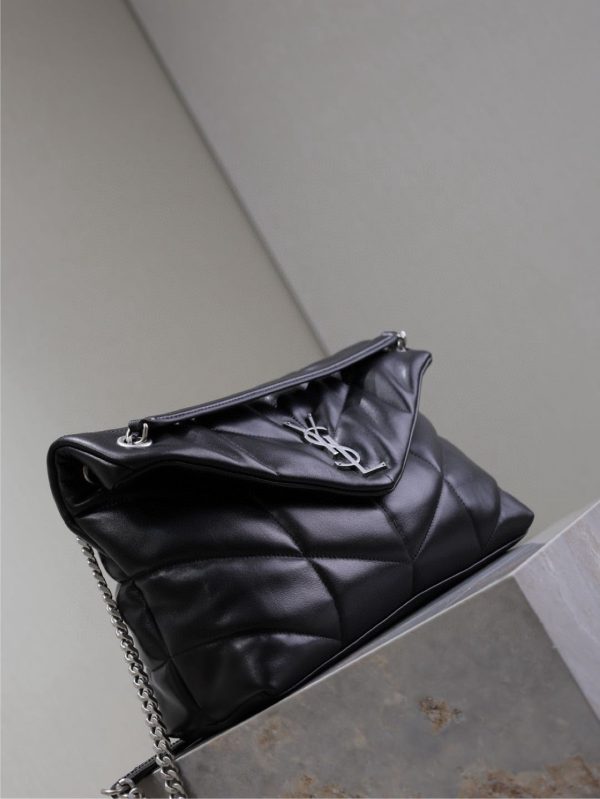 SL LOULOU MEDIUM PUFFER BAG - 图片 2