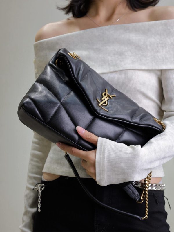 SL LOULOU PUFFER SMALL BAG - 图片 19