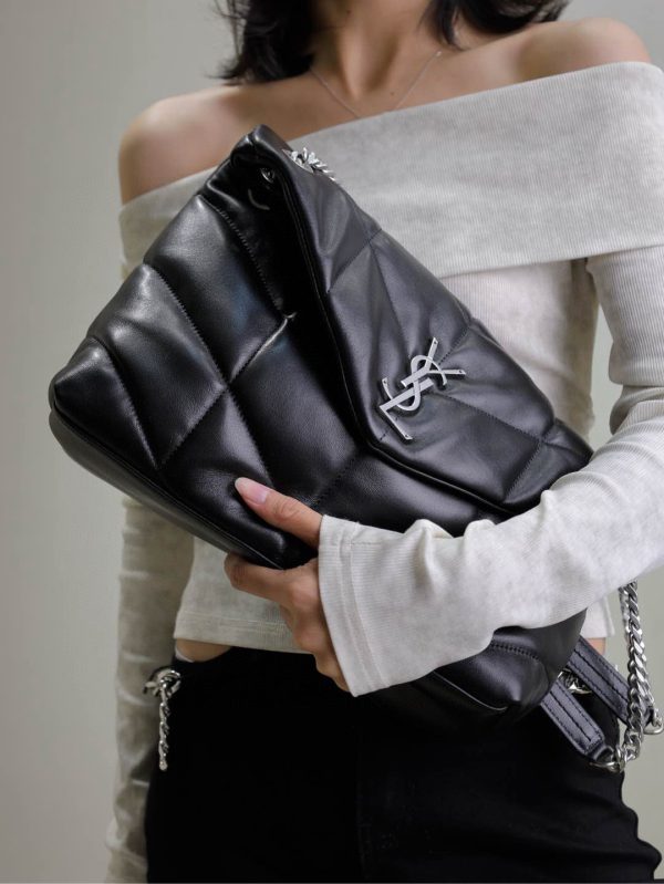 SL LOULOU MEDIUM PUFFER BAG - 图片 11