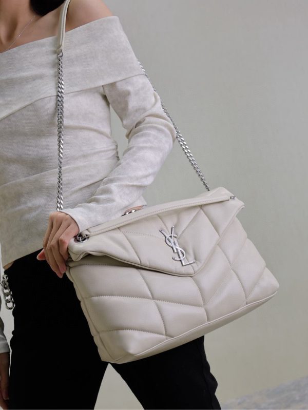 SL LOULOU MEDIUM PUFFER BAG - 图片 20
