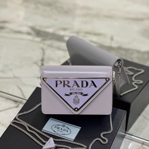 PD TRIANGLE LOGO BUFFED SHOULDER BAG