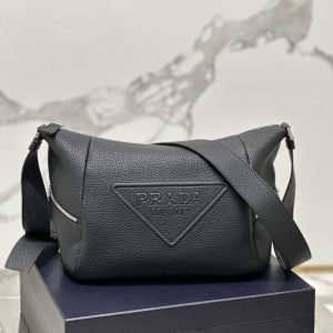 PD LEATHER BAG WITH SHOULDER STRAP