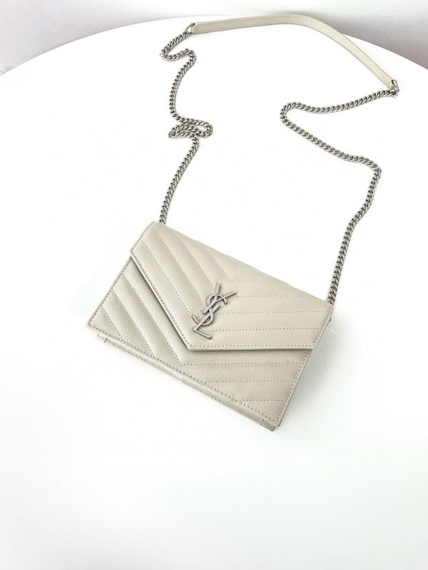 SL CASSANDRE ENVELOPE WALLET ON CHAIN - 图片 7