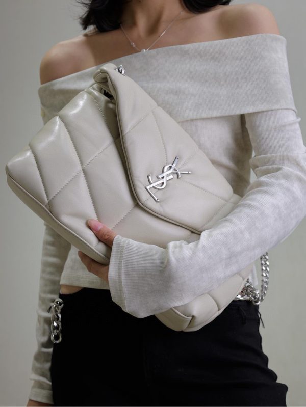 SL LOULOU MEDIUM PUFFER BAG - 图片 21