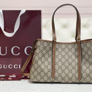 GG EMBLEM SMALL TOTE BAG