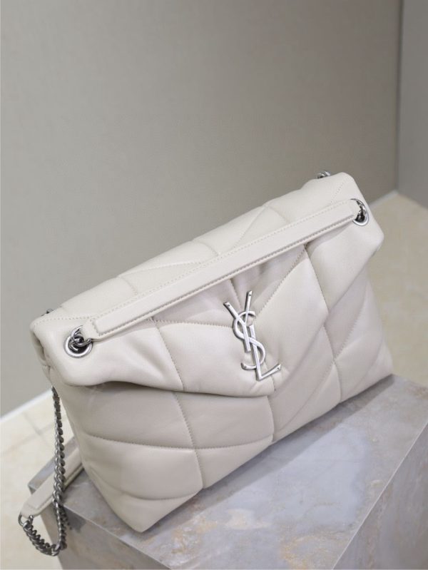 SL LOULOU MEDIUM PUFFER BAG - 图片 10