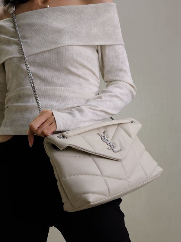 SL LOULOU PUFFER SMALL BAG - 图片 18