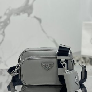 PD SAFFIANO LEATHER SHOULDER BAG