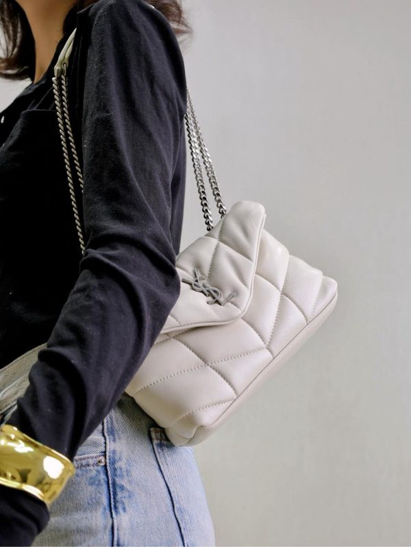 SL TOY LOULOU PUFFER BAG - 图片 17