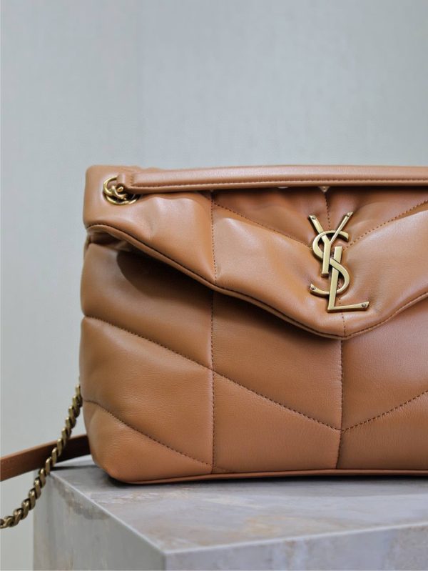 SL LOULOU MEDIUM PUFFER BAG - 图片 3