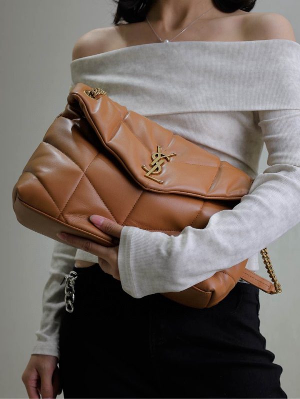 SL LOULOU MEDIUM PUFFER BAG - 图片 19