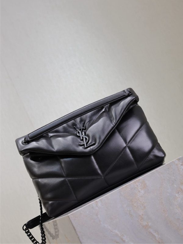 SL LOULOU MEDIUM PUFFER BAG - 图片 2