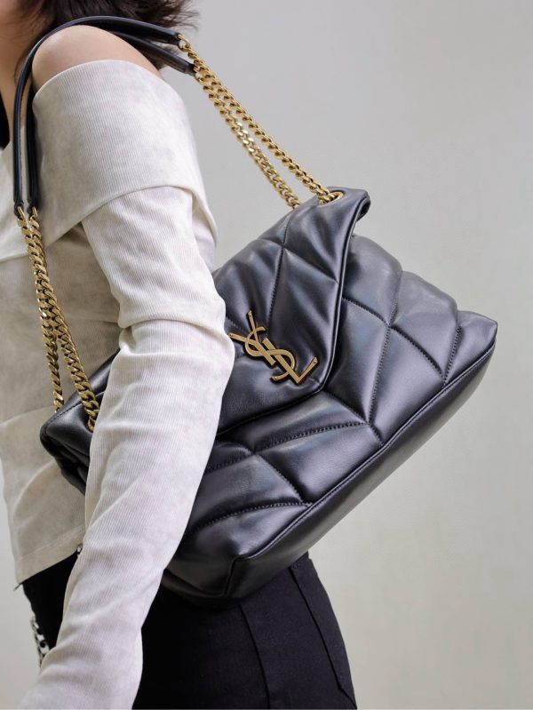 SL LOULOU MEDIUM PUFFER BAG - 图片 17