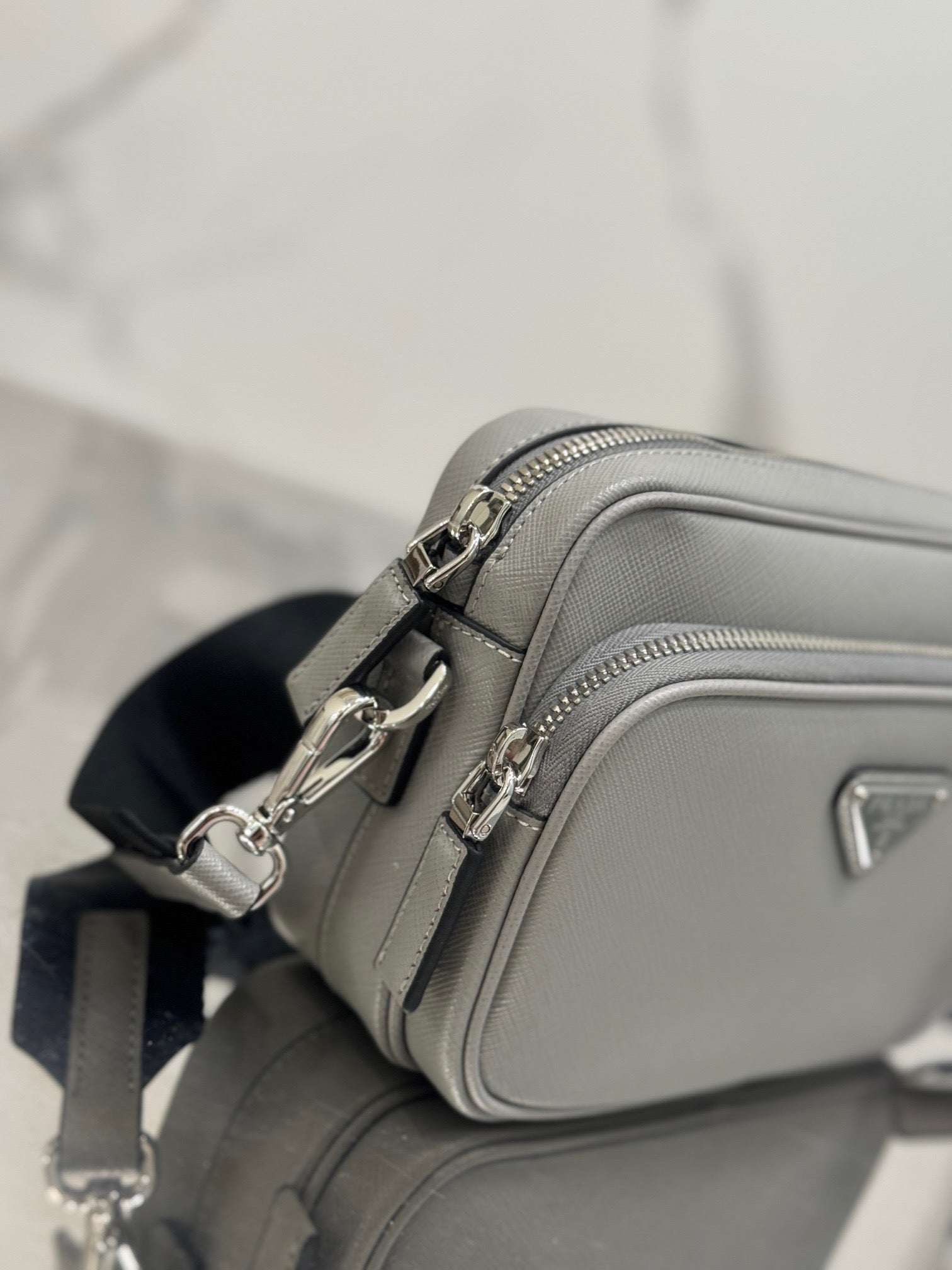 PD SAFFIANO LEATHER SHOULDER BAG - 图片 8