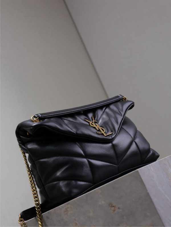 SL LOULOU MEDIUM PUFFER BAG - 图片 4