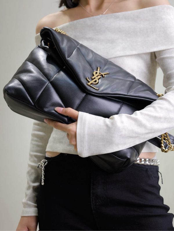 SL LOULOU MEDIUM PUFFER BAG - 图片 16